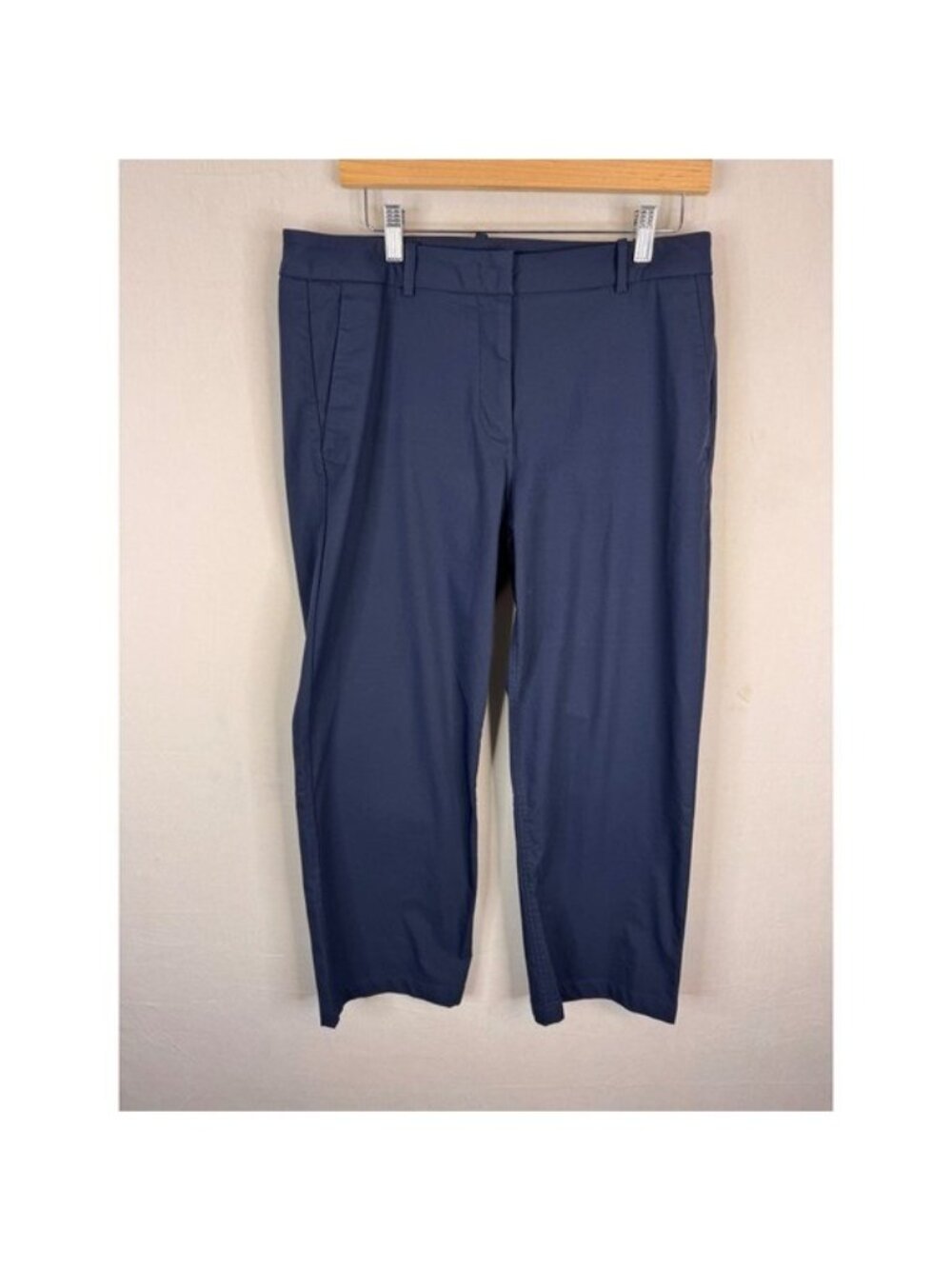Kit and Ace Navigator Pants Navy Blue Mens Technical Chino Trousers 34X27